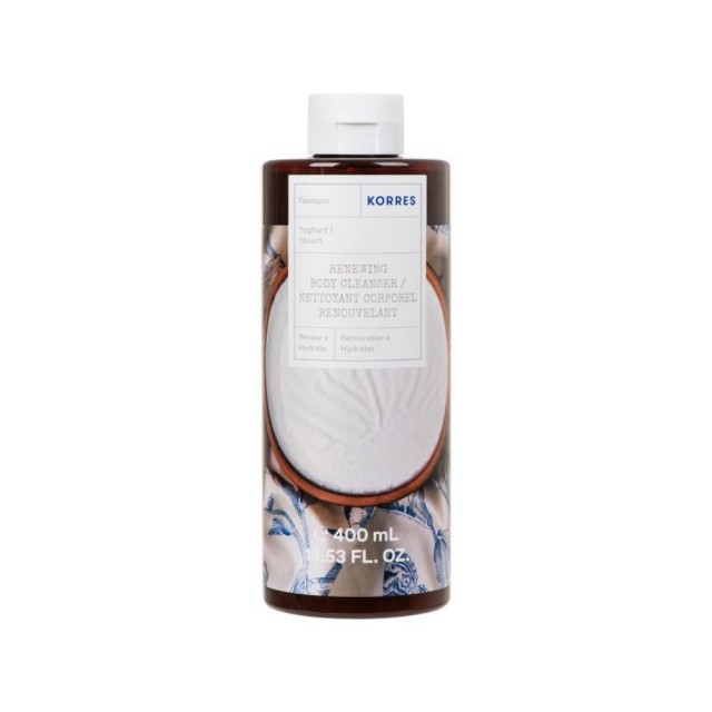 Korres Yoghurt Renewing Body Cleanser 400ml (Αφρόλουτρο Γιαούρτι)