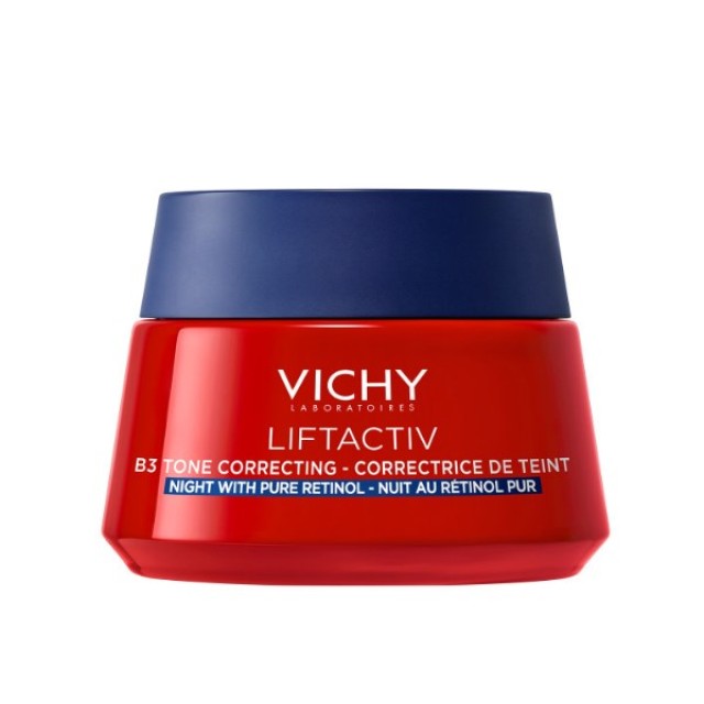 Vichy Liftactiv B3 Tone Correcting Night Cream with Pure Retinol 50ml (Κρέμα Νύχτας Κατά των Κηλίδων)