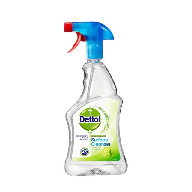 Dettol Surface Cleanser Antibacterial Spray Lime & Mint 500ml