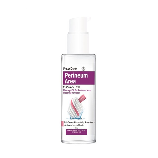 Frezyderm Perineum Area Massage Oil 40ml (Λάδι Μασάζ για το Περίνεο - Προετοιμασία για τον Τοκετό)