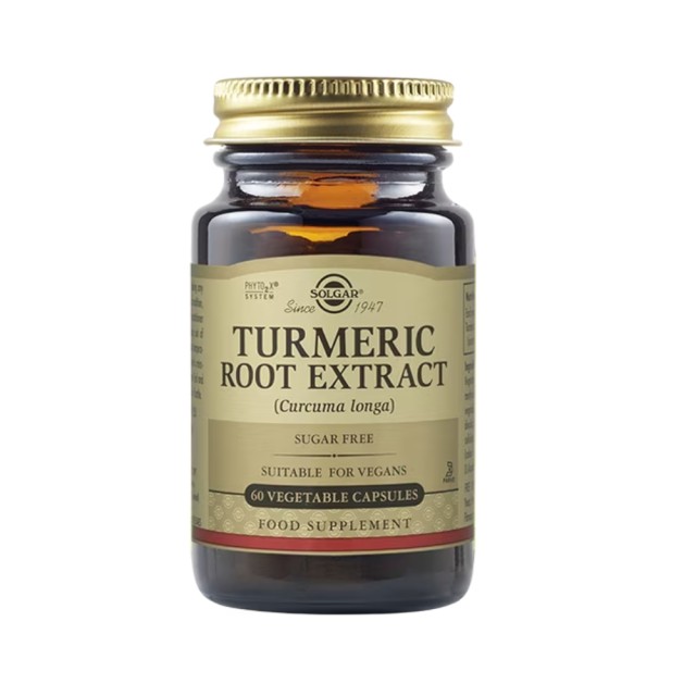 Solgar Turmeric Root Extract 60 vegetable caps (Κουρκουμάς)