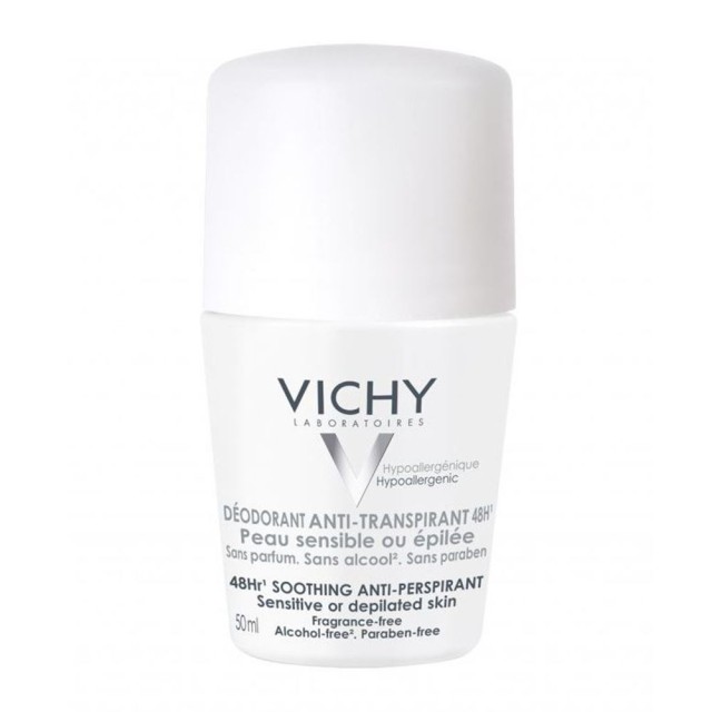 Vichy Deo Roll On Anti Transpirant - Sensitive 50ml