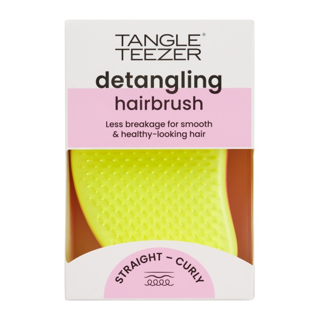 Tangle Teezer The Original Yellow (Βούρτσα Μαλλιών Χωρίς Λαβή - Κίτρινη)