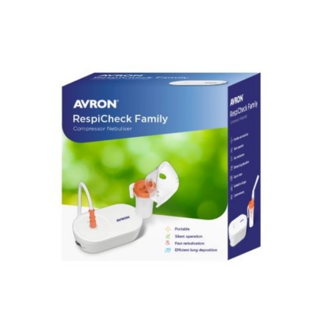 Avron Respi Check Family Compressor Nebulizer (Νεφελοποιητής με Κομπρεσέρ)