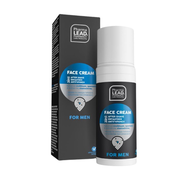 Pharmalead 3 in 1 Men Face Cream 50ml (24ωρη Κρέμα Προσώπου για Άνδρες)