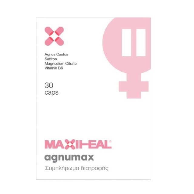 MaxiHeal Agnumax 30caps (Συμπλήρωμα Διατροφής για Ρύθμιση της Γυναικείας Ορμονικής Δραστηριότητας)