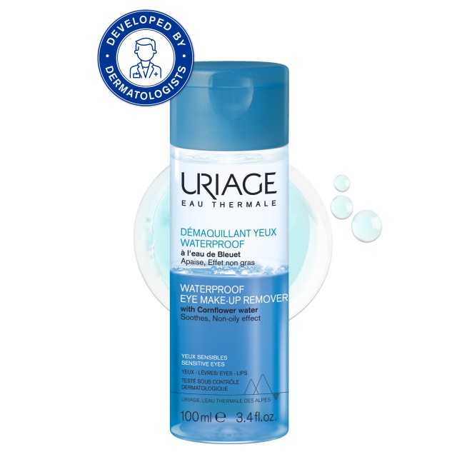 Uriage Démaquillant Yeux Waterproof 100ml (Αδιάβροχο Ντεμακιγιάζ Ματιών) 