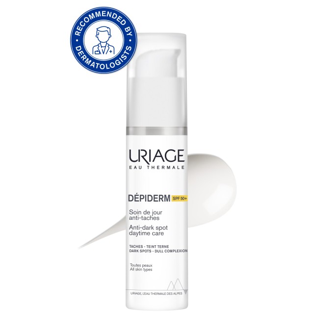 Uriage Depiderm Anti Dark Spot Daytime Care Cream SPF50+ 30ml (Κρέμα Κατά των Καφέ Κηλίδων Κατάλληλο