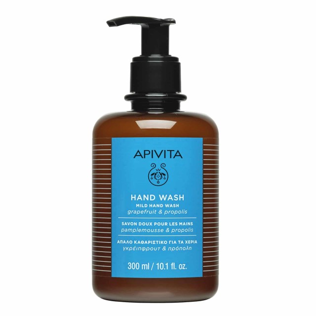 Apivita Mild Hand Wash 300ml (Απαλό Καθαριστικό Σαπούνι για τα Χέρια)