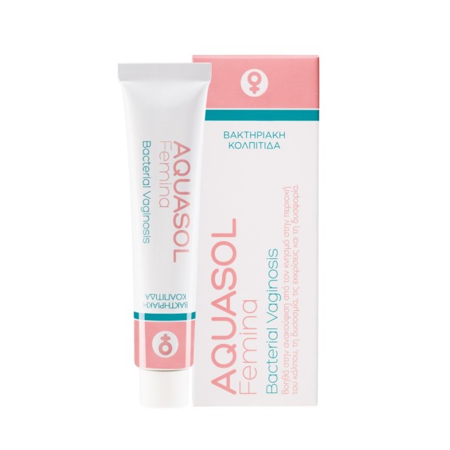 Aquasol Femina Bacterial Vaginosis 30ml (Εξειδικευμένη Κρέμα για την Αντιμετώπιση της Βακτηριακής Κολπίτιδας & των Συμπτωμάτων της)