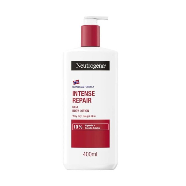 Neutrogena Intense Repair CICA Lotion 400ml (Γαλάκτωμα Σώματος Εντατικής Ενυδάτωσης & Επανόρθωσης)