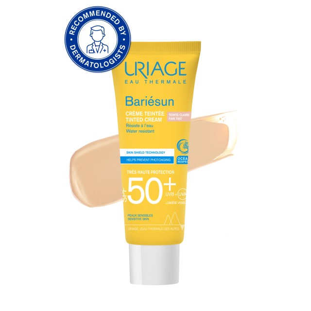 Uriage Bariesun Tinted Fair Cream SPF50+ 50ml (Αντηλιακή Κρέμα Προσώπου με Χρώμα)