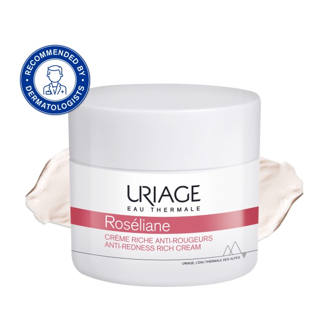 Uriage Roseliane Cream Rich 50ml (Πλούσια Κρέμα Κατά της Ερυθρότητας)