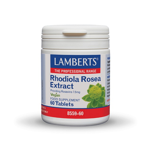 Lamberts Rhodiola Rosea 60tabs (Συμπλήρωμα Διατροφής με Εκχύλισμα Ροδιόλας)