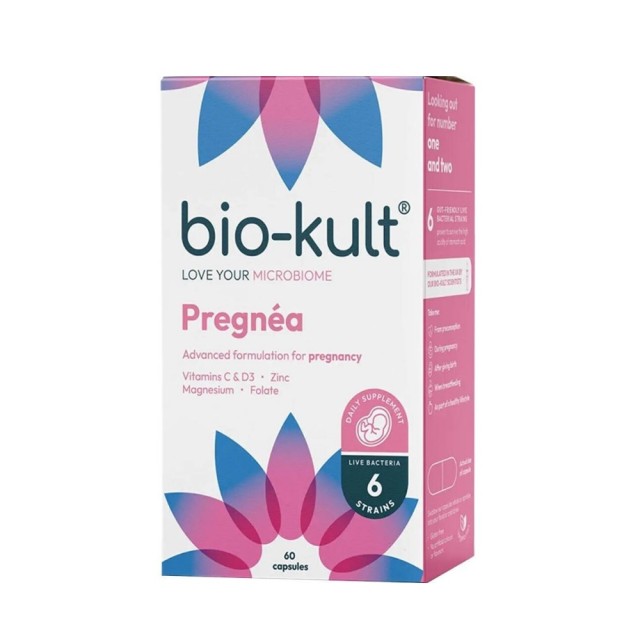 Bio-Kult Pregnea 60caps (Συμπλήρωμα Διατροφής για την Υποστήριξη των Γυναικών Πριν, Κατά τη Διάρκεια και Μετά την Εγκυμοσύνη)