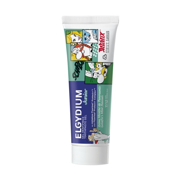 Elgydium Junior Mild Mind Toothpaste Asterix 50ml (Παιδική Οδοντόκρεμα με Ήπια Γεύση Μέντας 7-12 Ετών)