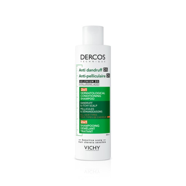 Vichy Dercos Anti-Dandruff DS 2in1 Conditioning Shampoo 200ml (2σε1 Αντιπιτυριδικό Σαμπουάν & Μαλακτικό)