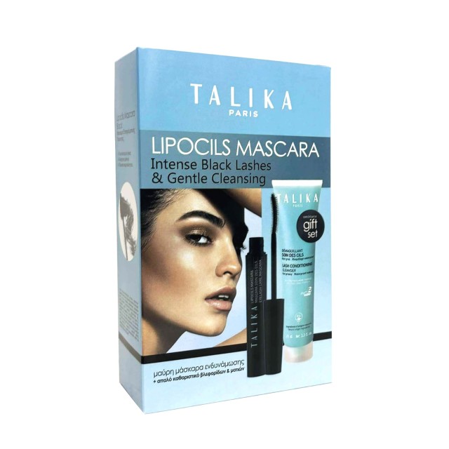 Talika SET Lipocils Mascara Black 8,5ml & Lash Conditioning Cleanser 100ml (ΣΕΤ με Μάσκαρα & Καθαριστικό Βλεφαρίδων & Ματιών)