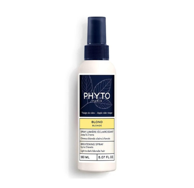 Phyto Brightening Spray Up to 2 Levels Blond Hair 150ml (Σπρέι Λάμψης για Ξανθές Ανταύγειες)