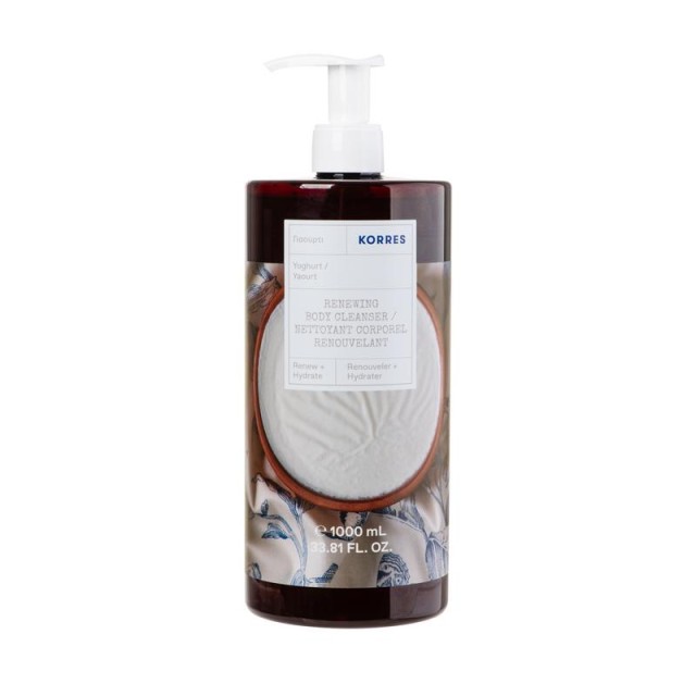 Korres Yoghurt Renewing Body Cleanser 1000ml (Αφρόλουτρο Γιαούρτι)