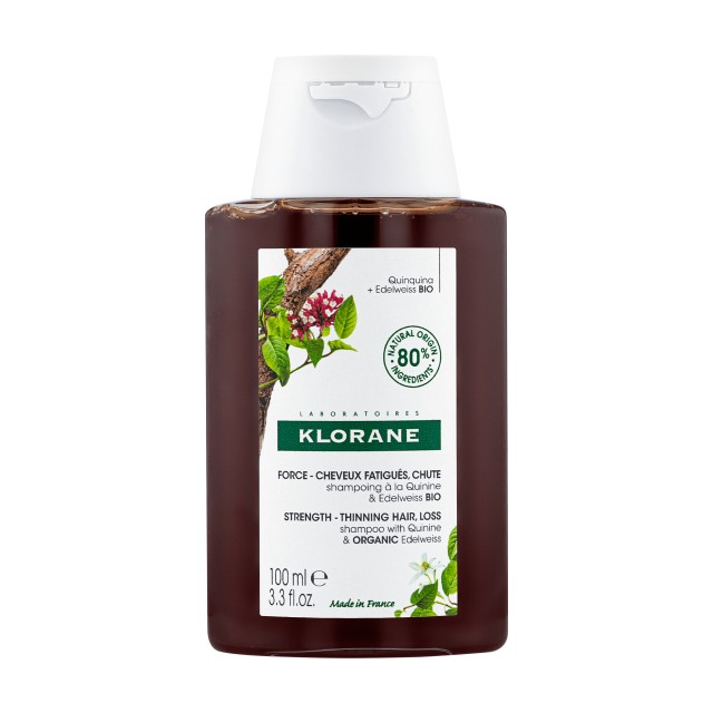 Klorane Quinine Shampoo Vitamins B 100ml (Σαμπουάν Κατά της Τριχόπτωσης με Κινίνη και Βιταμίνες Β)