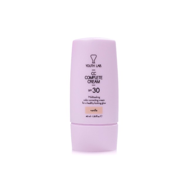 YOUTH LAB CC Complete Cream Vanilla SPF30 40ml (Καλυπτική Κρέμα Ολικής Αναδόμησης - Ανοιχτή Απόχρωση)