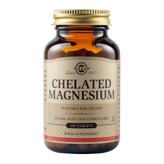 Solgar Chelated Magnesium 100mg 100tabs