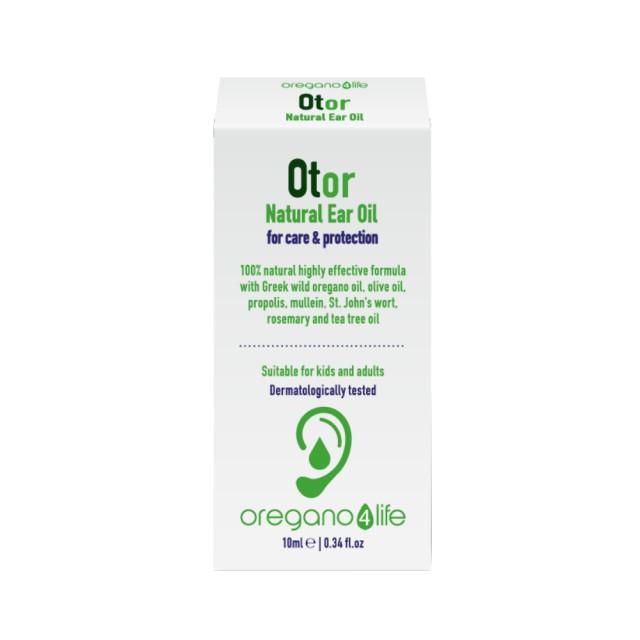 Oregano 4 Life Otor 10ml (Φυτικές Σταγόνες για την Προστασία των Αυτιών)