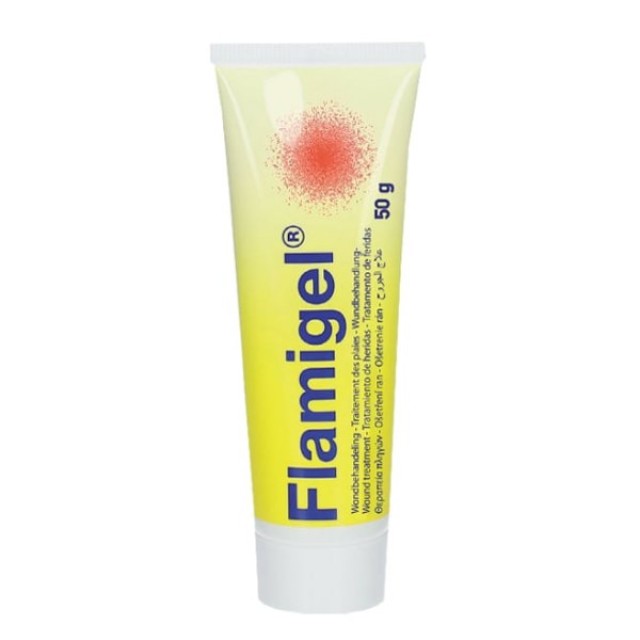 Flamigel Wound Treatment 50gr (Υδροενεργό Επίθεμα σε Μορφή Gel για την Αντιμετώπιση Εγκαυμάτων & Μικρών Πληγών)