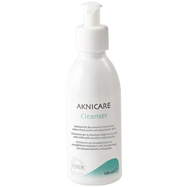 Synchroline Aknicare Cleanser 500ml (Υγρό Καθαριστικό Προσώπου για Λιπαρή/Ακνεϊκή Επιδερμίδα)