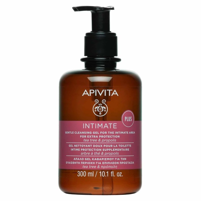 Apivita Intimate Plus Gentle Cleansing Gel 300ml (Απαλό Τζελ Καθαρισμού για την Ευαίσθητη Περιοχή γι