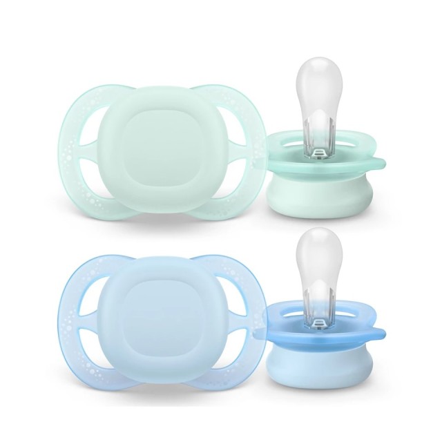 Avent Baby Soother Ultra Start SCF075/02 2τεμ (Ελαφριά Πιπίλα για Νεογέννητα 0-2μ)