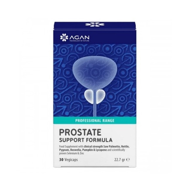 Agan Prostate Support Formula 30caps (Συμπλήρωμα Διατροφής για την Υγεία του Προστάτη)