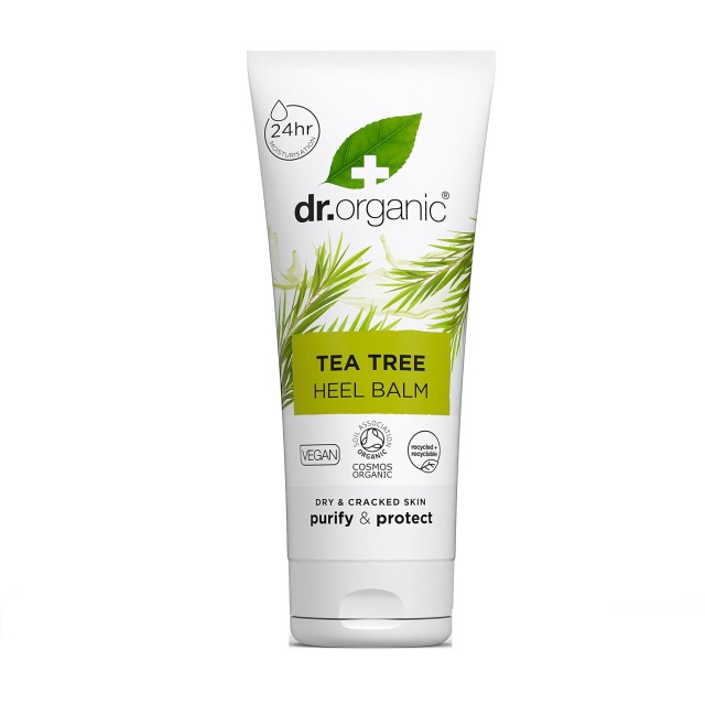 Dr.Organic Tea Tree Heel Balm 100ml (Βάλσαμο για τις Φτέρνες)