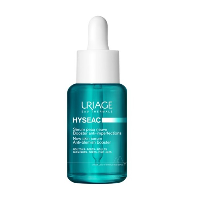 Uriage Hyseac New Skin Serum Anti-blemish Booster 30ml (Ορός Προσώπου για Ατέλειες, Μαύρα Στίγματα & Πόρους)