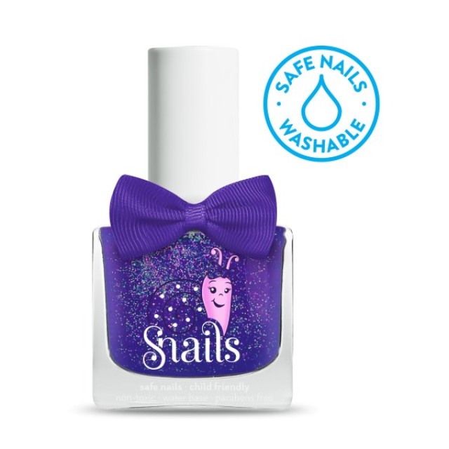 Snails Tutu 5ml (Βερνίκι Νυχιών για Παιδιά - Μωβ με Γκλίτερ)