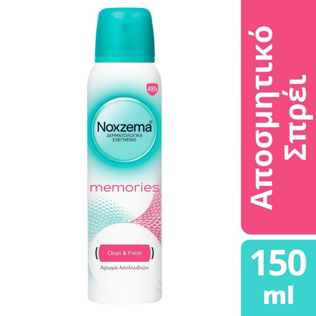 Noxzema Memories Clean & Fresh Spray 150ml (Γυναικείο Αντιιδρωτικό Αποσμητικό σε Σπρέι)