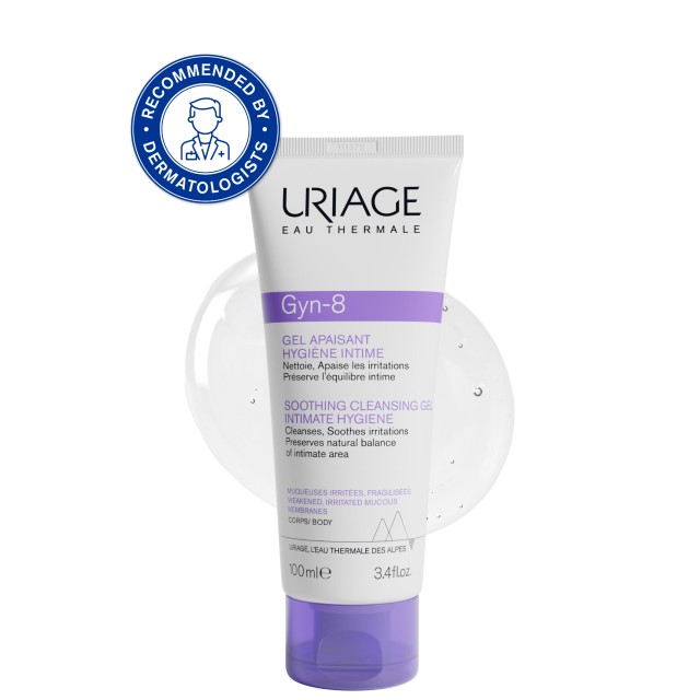 Uriage Gyn 8 Soothing Cleansing Gel 100ml (Καταπραϋντικό Τζελ Καθαρισμού για την Ευαίσθητη Περιοχή)