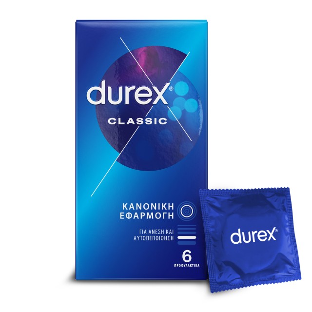 Durex Classic 6τεμ (Κλασικά Προφυλακτικά)