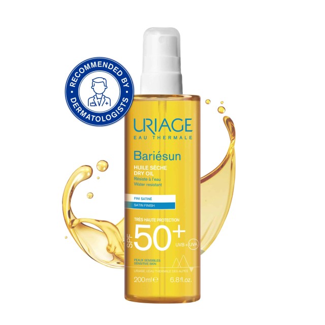 Uriage Bariesun Dry Oil SPF50+ 200ml (Αντηλιακό Ξηρό Λάδι)