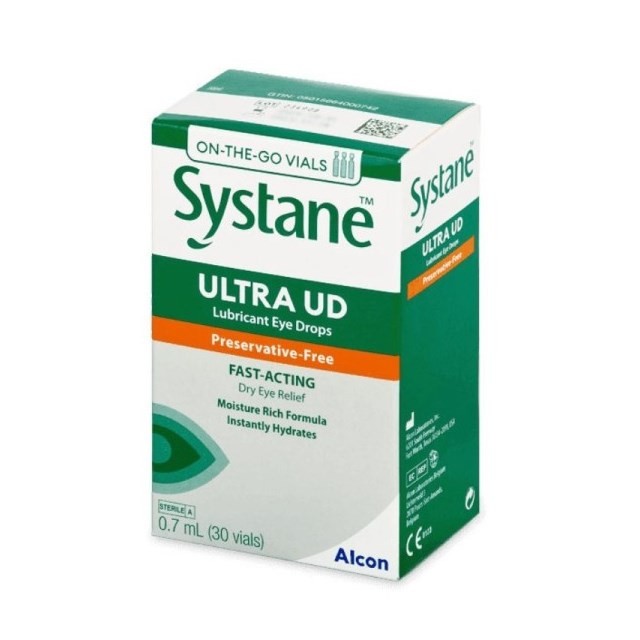 Systane Ultra UD Monodose 30x0,7ml (Λιπαντικές Οφθαλμικές Σταγόνες)