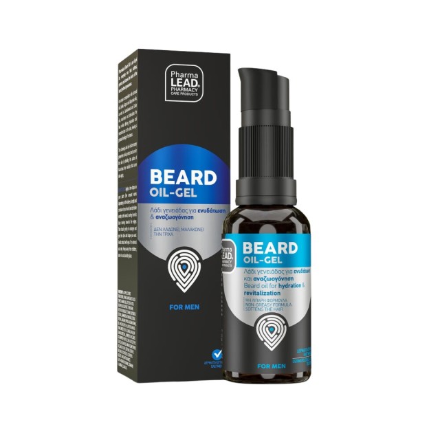 Pharmalead Beard Oil Gel 30ml (Λάδι Γενειάδας για Ενυδάτωση & Αναζωογόνηση)