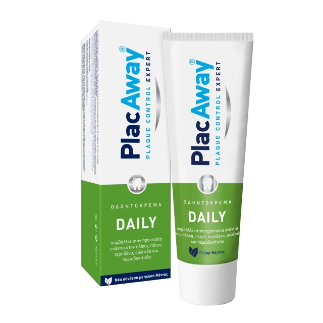 Plac Away Daily Toothpaste 75ml (Oδοντόκρεμα με Γεύση Μέντας)