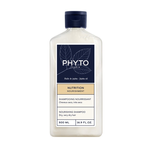 Phyto Nutrition Nourishing Shampoo 500ml (Σαμπουάν Θρέψης για Ξηρά/Πολύ Ξηρά Μαλλιά)