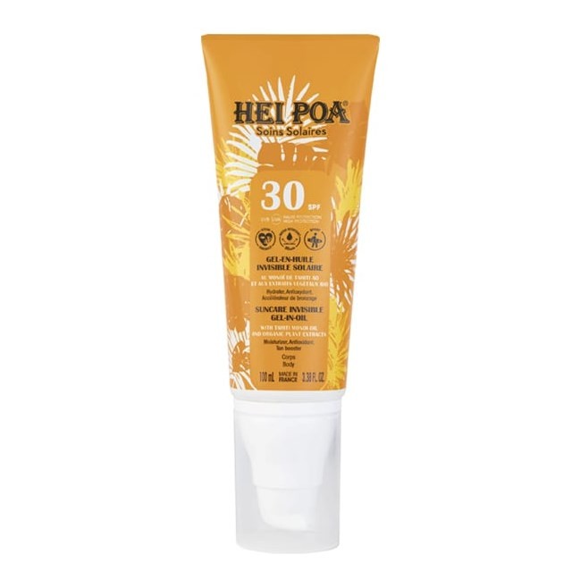 Hei Poa Suncare Invisible Gel-in-Oil SPF30 100ml (Αντηλιακό Τζελ-Λάδι Σώματος)