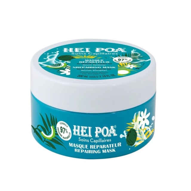 Hei Poa Nourishing Repair Hair Mask Coconut Water Scent 200ml (Επανορθωτική Μάσκα Μαλλιών με Άρωμα Νερό Καρύδας)