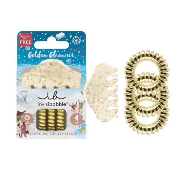 Invisibobble SET Apres Ski 24K Gold 4pcs