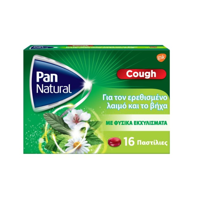 Pan Natural Cough Pastilles 16pcs
