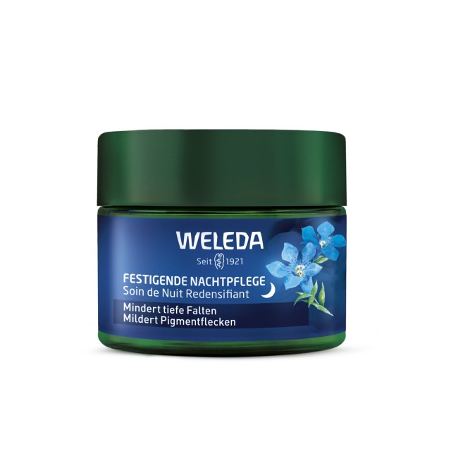 Weleda Blue Gentian & Edelweiss Night Cream 40ml (Συσφιγκτική Κρέμα Νύχτας)