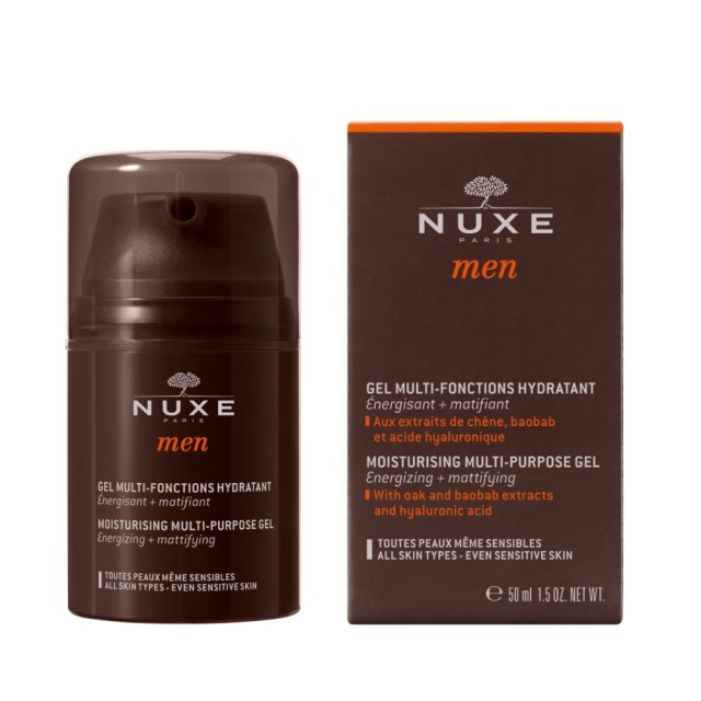 Nuxe Men Moisturising Multi Purpose Gel 50ml (Ενυδατικό Τζελ Προσώπου για Άνδρες)